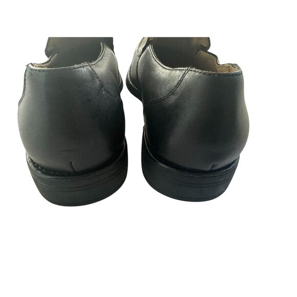 De La Rentis Men's Black Leather Loafers Size 9M Brazil Slip On Excellent #DR - Picture 6 of 10